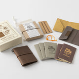 Traveler's Company - TRAVELER'S notebook Card Size 20th Anniversary Set | Brown