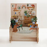 Alljoy Design - Tarjeta 3D Pop Up Miniature World | Bebé