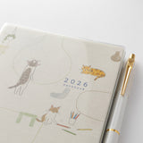 Midori – Agenda 2026 Semanal Pocket Diary B6  | Cat