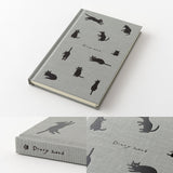 Midori – Agenda 2026 Semanal Book Style Diary  B6 | Cat Gray