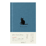 Midori – Agenda 2026 Semanal Book Style Diary  B6 | Cat Navy