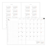 Midori – Planificador Mensual 2026 Flat Diary  A5  | Enero a Diciembre | Black