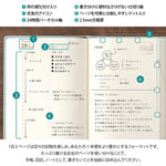 Midori - Agenda Hibino A6 2027 | Blue Green — interior, detalles y uso