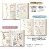 Midori - Agenda Hibino A6 2027 | Blue Green — interior, detalles y uso