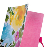 ARTEBENE - Notebook with Elastic Closure A5 | Dotted Pages | Colorful Flowers