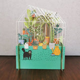 Alljoy Design - Tarjeta 3D Pop Up Miniature World | Invernadero MN023