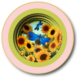 Alljoy Design - Tarjeta 3D taza de té | Girasoles
