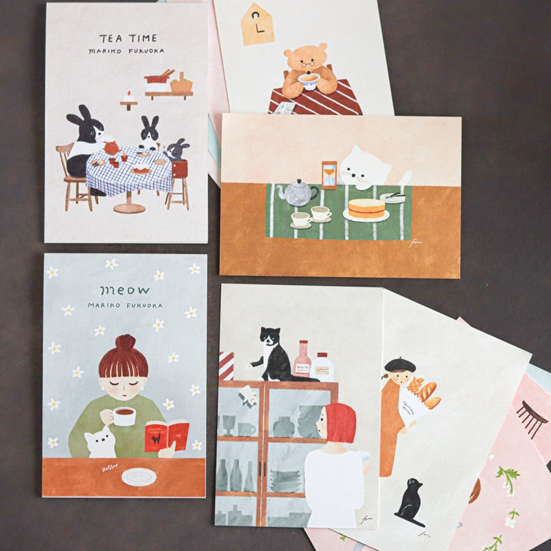 Cozyca Products - Bloc de Postales | Mariko Fukuoka - Meow