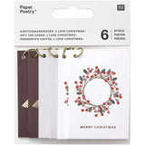 Rico Design - Tarjetas de Navidad Pack de 6 | I Love Christmas