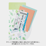 Midori - Folder 3 Bolsillos A5 Slim con solapa | Leaves
