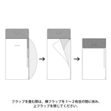 Midori - Folder 3 Bolsillos A5 Slim con solapa | Leaves
