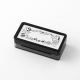 Midori - Paintable Stamp Pre-inked Half Size - Stationery