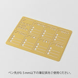 Midori Diary Template Weekly Block