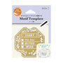 Plantilla Midori Motif Template - Wreath