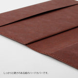 MD Product - MD Notebook Hardcover A5 Paper - Rigid Paper Cover for MD Notebook | Brown