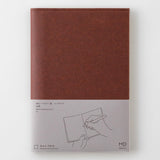 MD Product - MD Notebook Hardcover A5 Paper - Rigid Paper Cover for MD Notebook | Brown