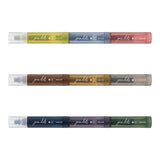 Midori - Connecting Pen Join Dots 3-Pack Grayish Tone