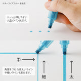 Midori - Connecting Pen Join Dots 3-Pack Grayish Tone