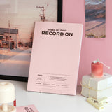 Iconic - RECORD ON Planificador Mensual A4 | Nov 25 - Dic 26 | Fairy Pink