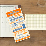 Traveler's Company - TRAVELER'S notebook Plastic Sheet Diary 2026 | Regular Size