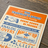 Traveler's Company - TRAVELER'S notebook Plastic Sheet Diary 2026 | Regular Size