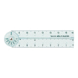 Midori - Regla Multi Ruler 16 cm | Azul Claro