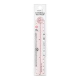 Midori - Regla Multi Ruler 30 cm | Rosa