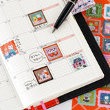 Hobonichi - Pegatinas Yumi Kitagishi: Stickers - Daily Life of White Cat