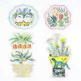 Hobonichi - Pegatinas iyo okumi: Transparent Embroidery Sticker Set - My Garden