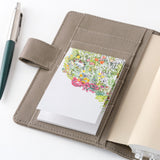 Hobonichi - Blocs de notas iyo okumi: Brief Message Memos - Some Days Ago (Set de 2)