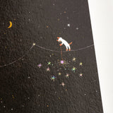 Hobonichi - Cuaderno Hiroko Kubota: Hobonichi Graph Notebook (A5) - Another night of falling star sparklers