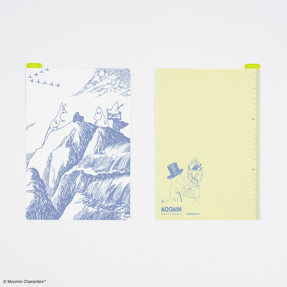 Hobonichi - Plantilla de escritura | Moomin: Hobonichi Pencil Board for A6 Size (Mysterious Hat) · detalle 2