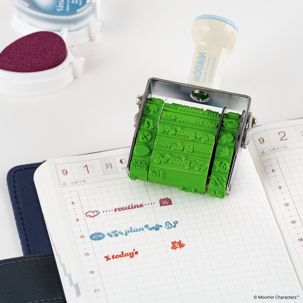 Hobonichi - Sello | Sanby x Hobonichi: Rotating Stamp for the Techo - Moomin