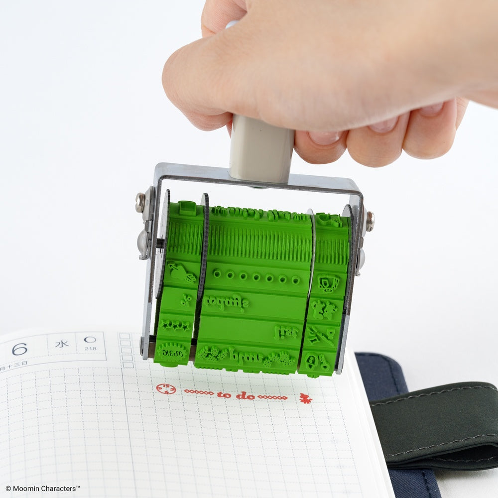 Hobonichi - Sello | Sanby x Hobonichi: Rotating Stamp for the Techo - Moomin · detalle 3