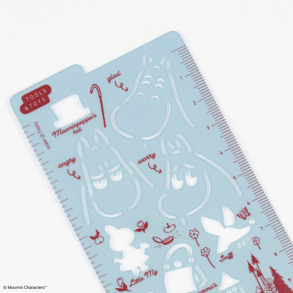Hobonichi - Plantilla de escritura | Moomin: Hobonichi Stencil - Moomin · detalle 2