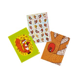 Hobonichi - 100%ORANGE Hobonichi Folder Set de 3 para tamaño A6  (Squirrel’s Moving Day)