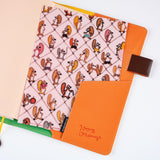 Hobonichi - 100%ORANGE: Hobonichi Folder Set of 2 for A5 Size (Squirrel Squadron)