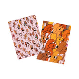 Hobonichi - 100%ORANGE: Hobonichi Folder Set of 2 for A5 Size (Squirrel Squadron)