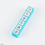 Hobonichi -  Sellos Kodomo no Kao x Hobonichi Pochitto6 Push-Button Stamp (Tamagotchi)