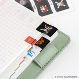 Hobonichi - Pegatinas ONE PIECE magazine Pirate Flag Index Stickers