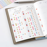 Hobonichi - TSUKI no IRO:  Transparent Dot Stickers (3.5mm)