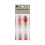 Hobonichi - TSUKI no IRO:  Transparent Dot Stickers (3.5mm)