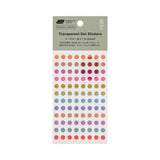 Hobonichi - TSUKI no IRO:  Transparent Dot Stickers (6mm)