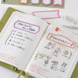 Hobonichi - Notas Adhesivas TSUKI no IRO: Sticky Notes (Frame)