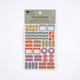 Hobonichi - Pegatinas TSUKI no IRO: Sticker Set (Schedule)