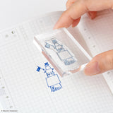 Hobonichi - Sello | Moomin: Clear Stamp - Moomin (Frame) · detalle 4