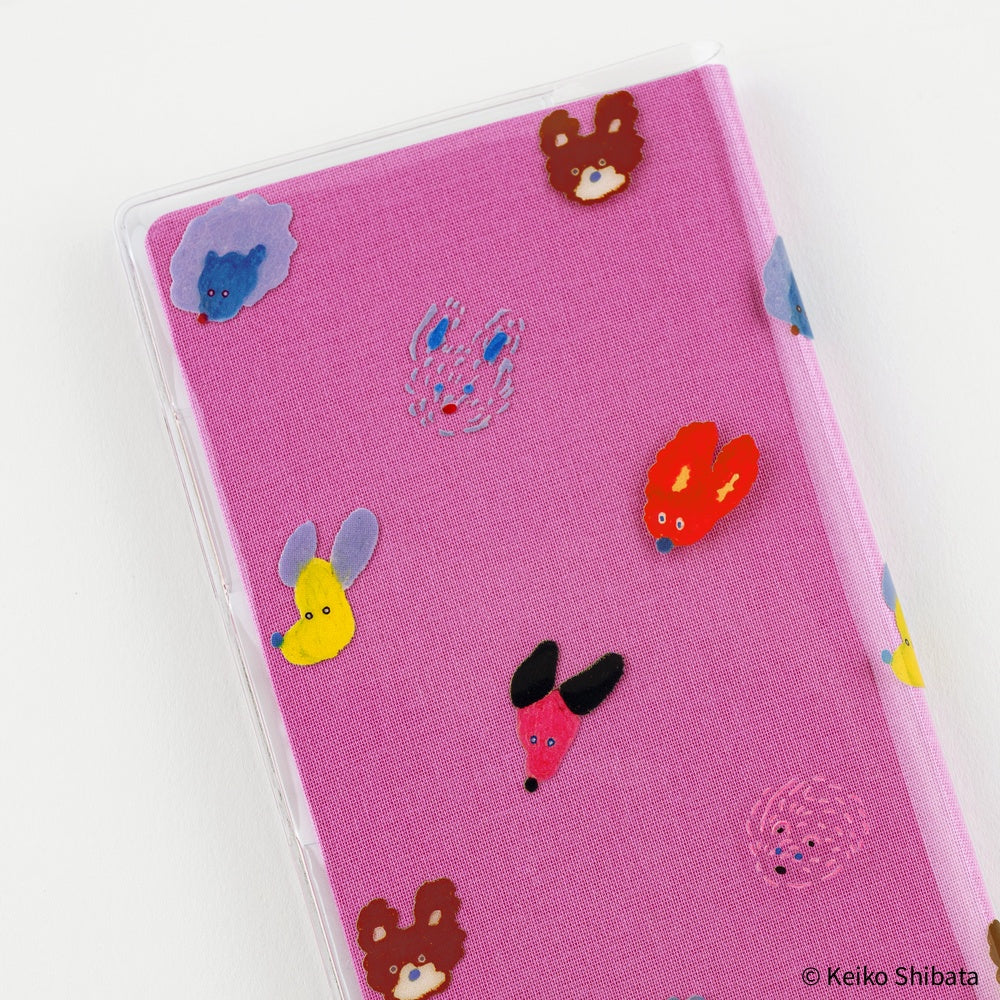 Hobonichi - Funda | Keiko Shibata: Clear Cover for Weeks (Dog Ears Fluttering in the Wind) · detalle 4