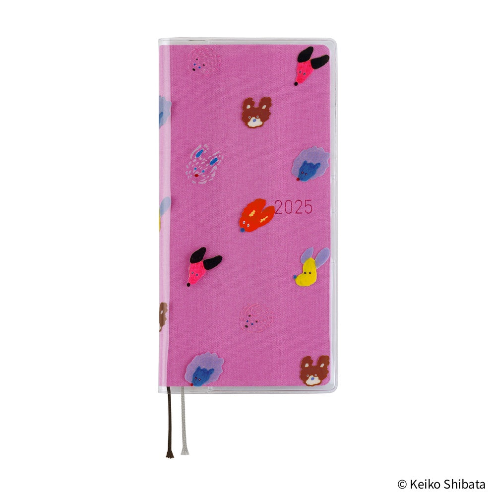 Hobonichi - Funda | Keiko Shibata: Clear Cover for Weeks (Dog Ears Fluttering in the Wind) · detalle 5