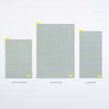 Hobonichi - Plantilla de Escritura Hobonichi Pencil Board for A6 Size | Ice Gray x Yellow