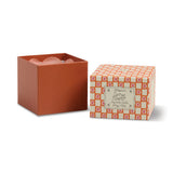 Paddywax – 5.5oz/155g Glass Tulip Scented Candle | Pink and Burnt Orange - Cactus Flower